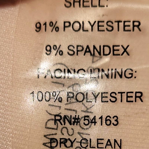 TOMMY HILFIGER Powder Pink Mock Neck Zip Front Scuba Sheath Dress Size 8P - Picture 13 of 16